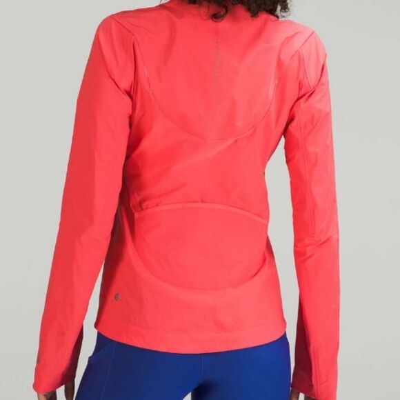 Lululemon Fast and Free Windbreaker in pale raspberry size 10 new no tag - Picture 3 of 16